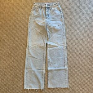 And Now This Wide Leg High Rise Jeans